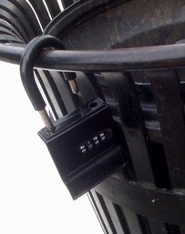 Boston money cache combo lock - look for these!